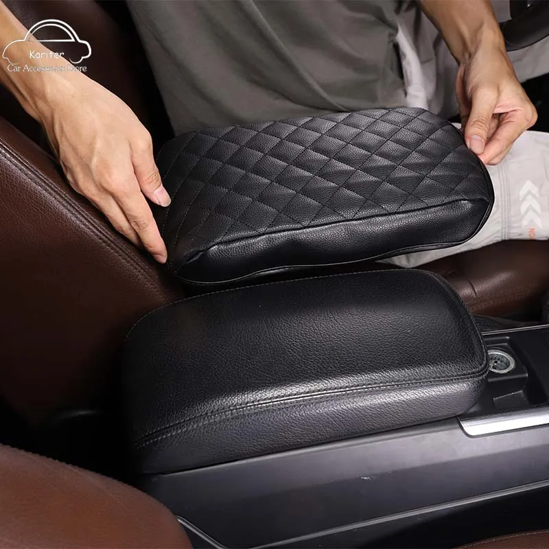 

For Mercedes-Benz G-Class 2013-2018 Car Armrest Pad Cover Leather Center Console Box Cushion Mat Protector Interior Accessories