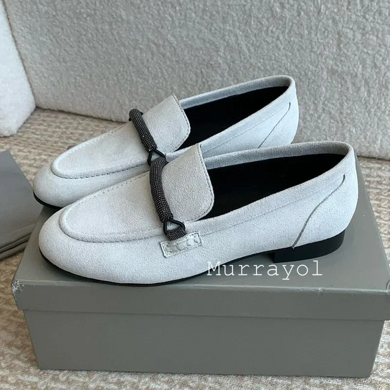 Женские лоферы с декором из бисера в стиле ретро женские замшевые туфли на