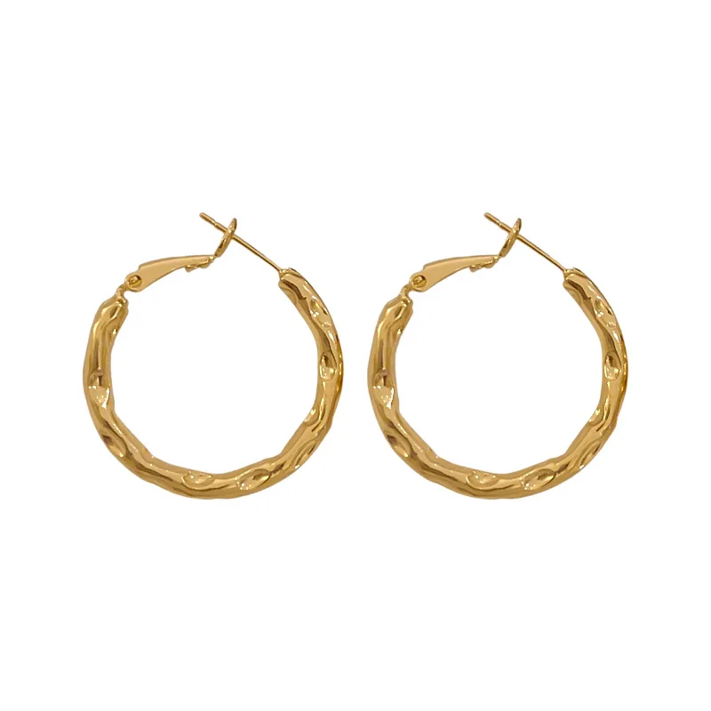 Темпераментные геометрические серьги трансграничные универсальные простые