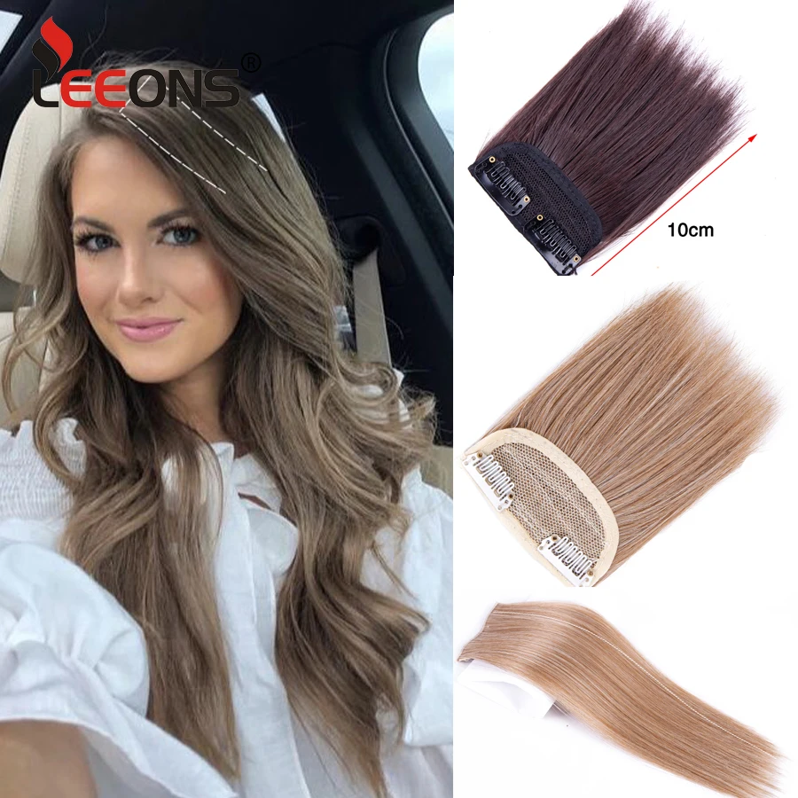 

Synthetic 20Cm Short Straight Thick Hairpieces Hair Volume Clip In Hair Extensions Hair Pad For Thinning Hair Women Color Blonde