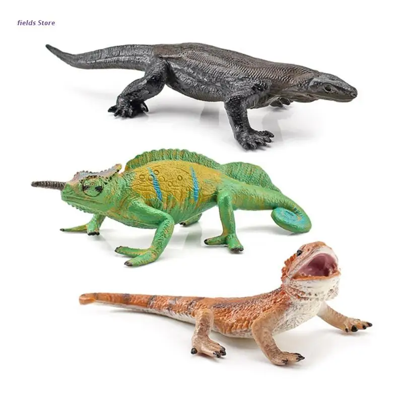 

Маленькая модель земноводного животного, фигурка Хамелеона, детская Пасхальная корзина, наполнитель, подарки