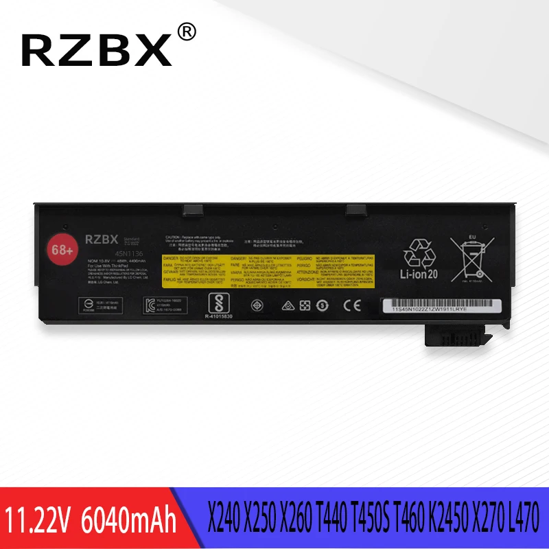 

Аккумулятор RZBX для ноутбука Lenovo 121500146 121500147 121500152 121500212 45N1135/1137/1160/1734/1735/1736/1737/1767 00HW033/034