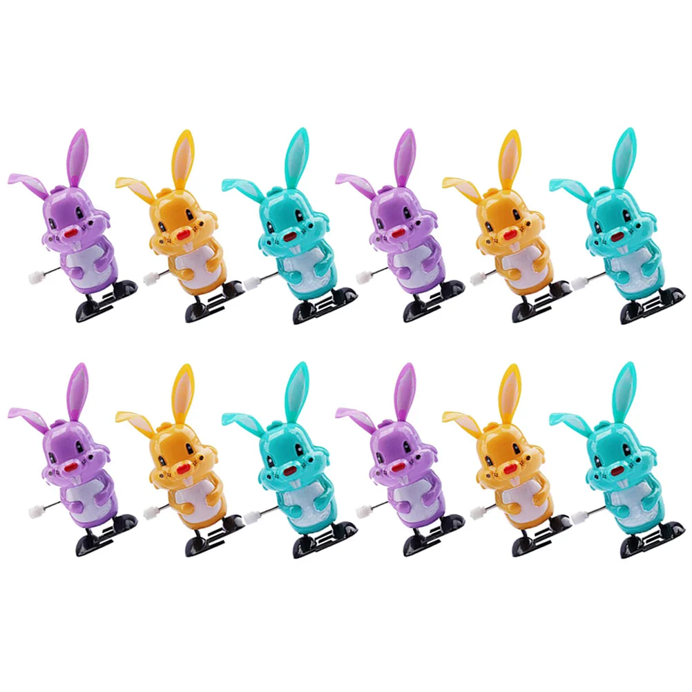 

12pcs Wind Up Toys Wind Up Bunny Rabbit Small Bunny Toy