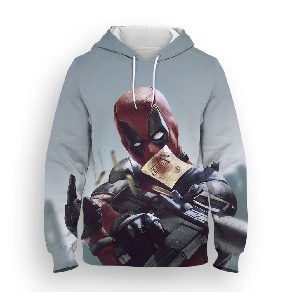Толстовка унисекс с принтом 3D Тема фильма Дэдпула MINISO Повседневный стиль