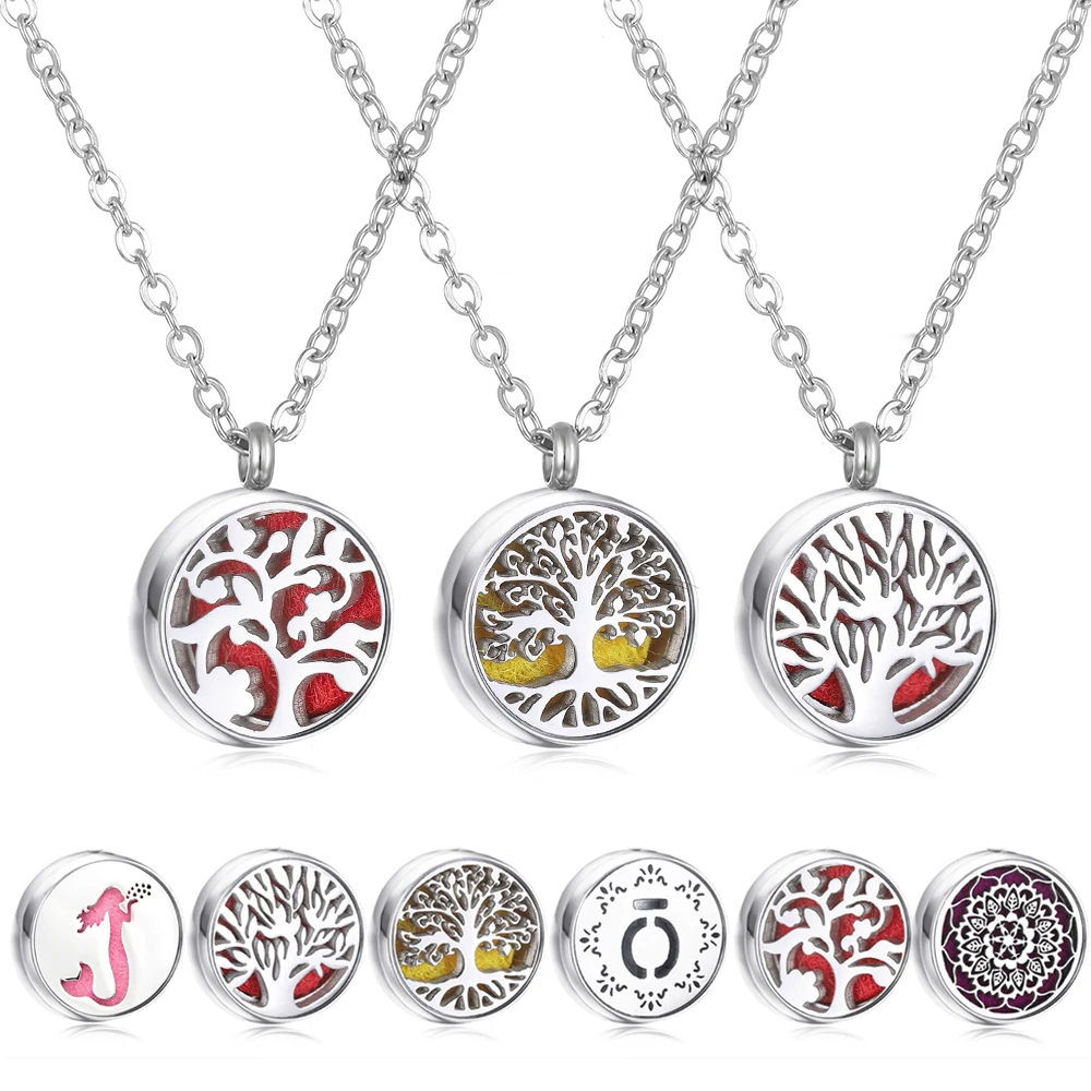 Новинка 2022 ожерелье для ароматерапии сделай сам маленькое с диффузором эфирного