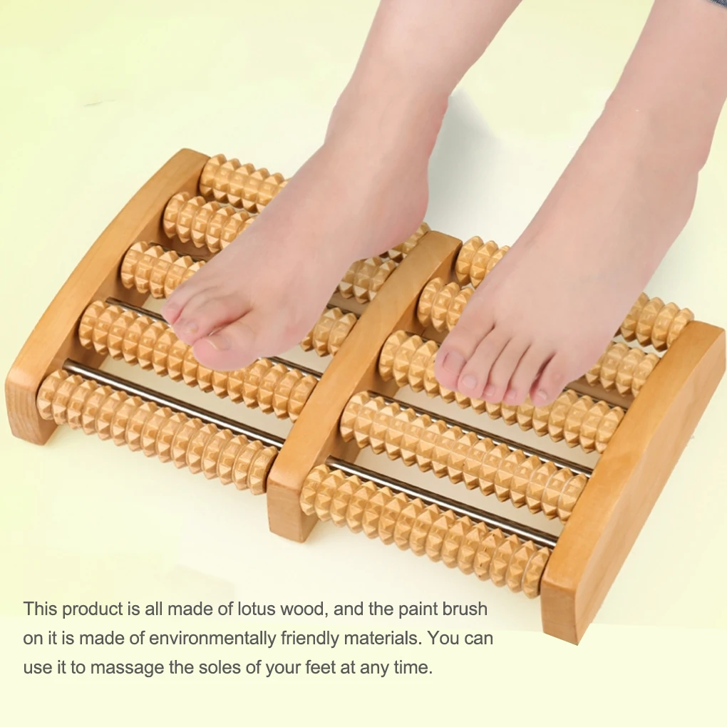 

Universal Foot Roller Massager Wood Adults Massaging Relaxation Tool
