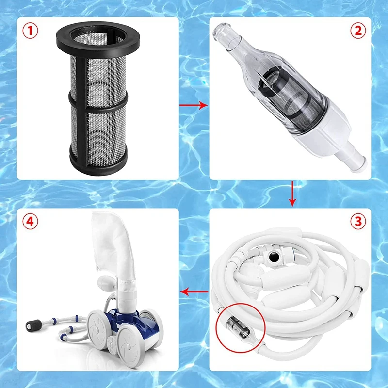 Комплект из 2 сменных фильтров для Zodiac Polaris 48222 280 380 3900 48-080 480 очиститель бассейна