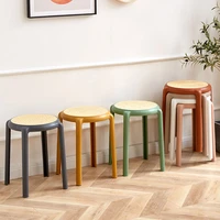 plastic stool thicken adult dinning table stool nordic style round home furniture stools for dinning room living room %d1%82%d0%b0%d0%b1%d1%83%d1%80%d0%b5%d1%82
