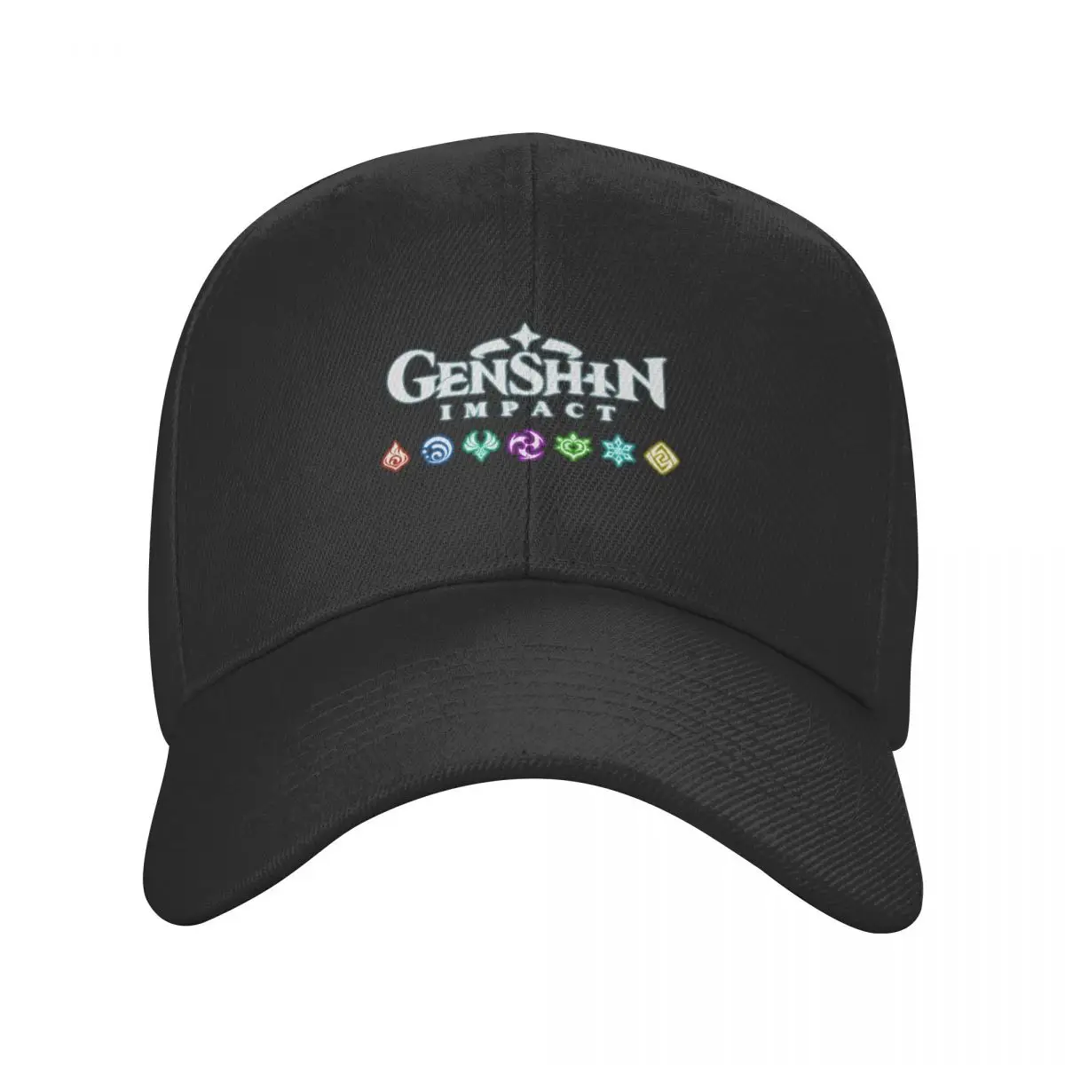 

Genshin Impact Logo Baseball Cap Unisex Adult Anime Game Adjustable Dad Hat for Men Women Sun Protection Spring Hats