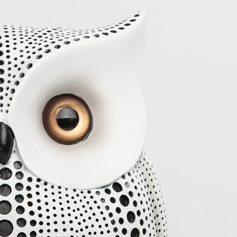 Винтажные фигурки совы домашний декор статуи из смолы Artlovin с круглым дизайном