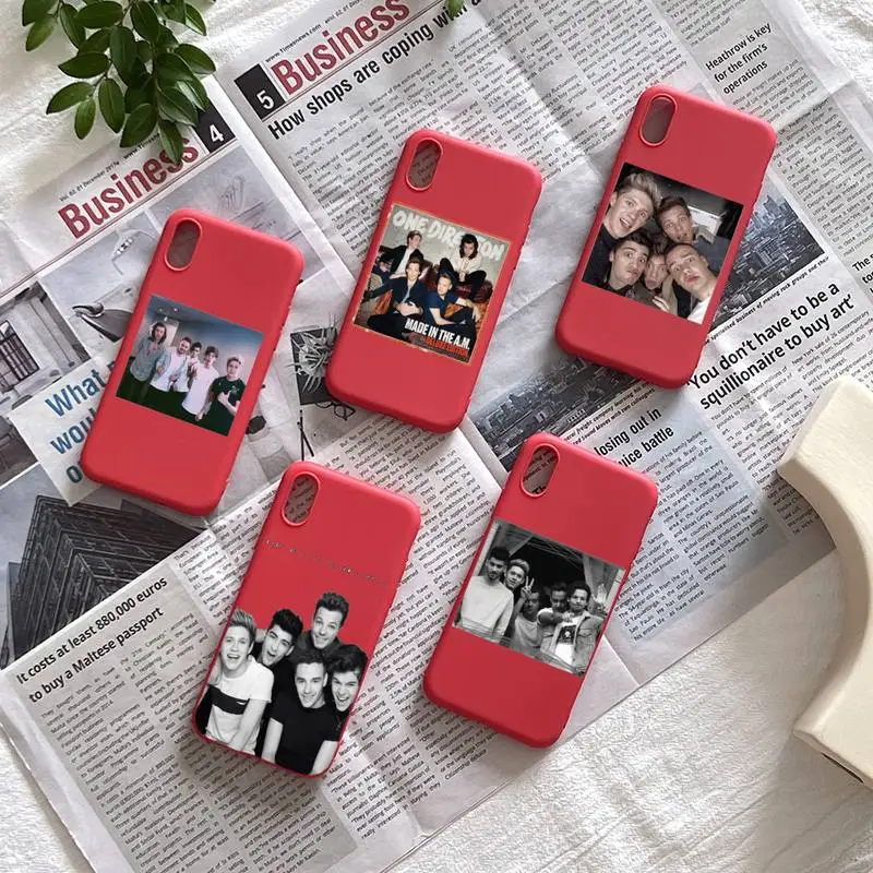 

Babaites Ones Direction Soft Silicone Phone Case Color Phone Case Cover For Iphone 6 6s 7 8 Plus Xr X Xs 11 12 13 Mini Pro Max