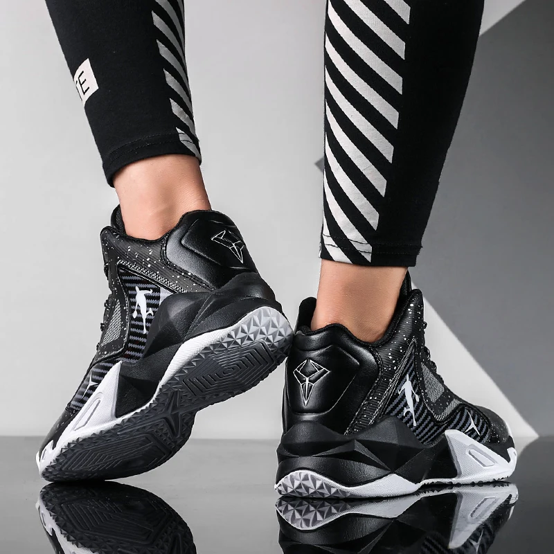 Brand Professional Men's Basketball Shoes Boys Basketball Sneakers Anti-skid Breathable Man Basketball Boots Unisex Size 31-46