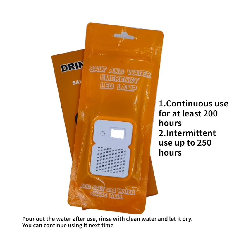 

Outdoor Activity Lighting Emergency Lights Portable Outdoor Camping Lamp Salt Water LED Emergency Lamp