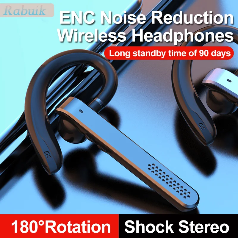 

Rabuik TWS Wireless Headset 890 With Bluetooth 5.2 and Microphone Noise Reduction, IPX7 Waterproof, HiFi Stereo Surround Sound H