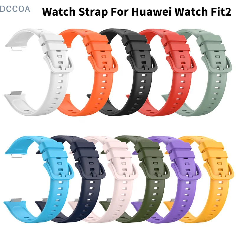 Силиконовый ремешок для Huawei Watch Fit 2