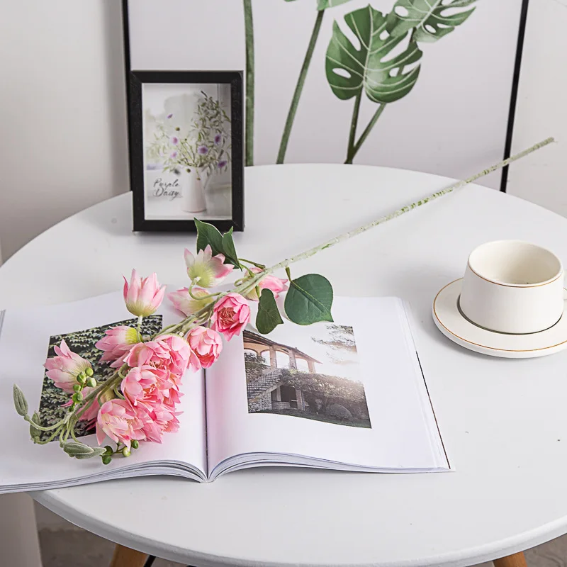 10 шт. искусственные цветы растения колокольчик Орхидея имитация детской