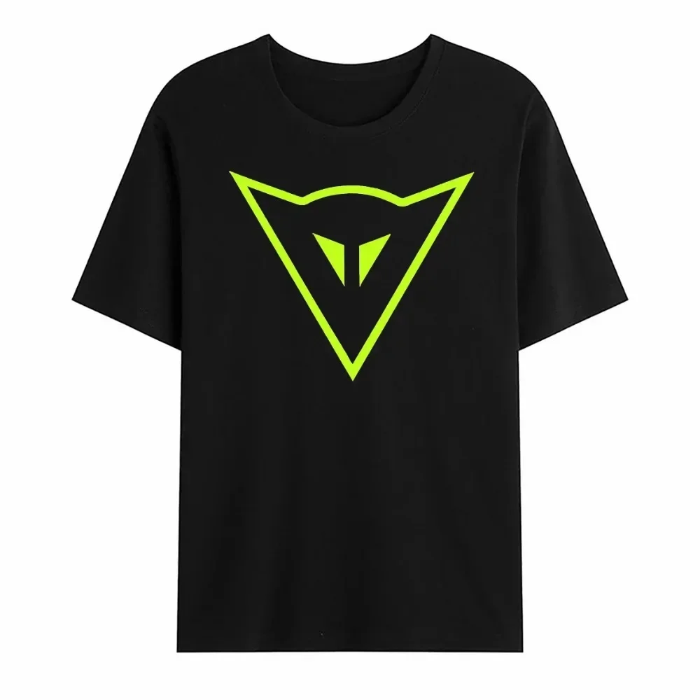 2024 Мужская и женская футболка с круглым вырезом Rhino Horn Daine Black Dain Ese Street из чистого