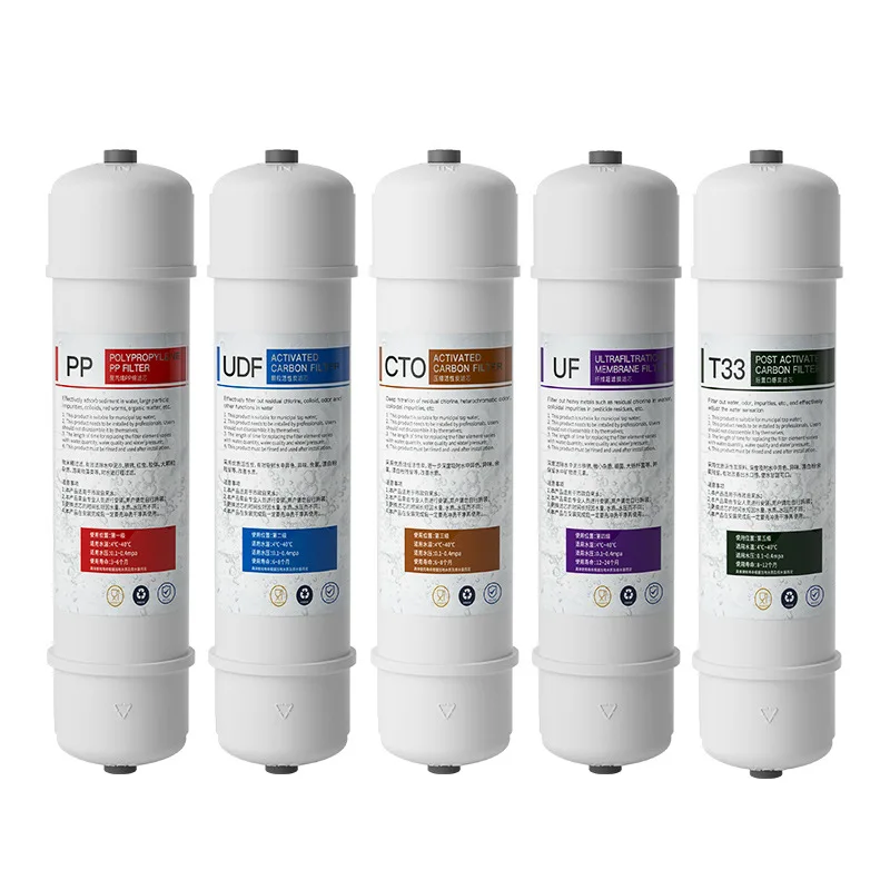 Фильтр для очистителя воды с быстроразъемным фильтром, ультрафильтрующая мембрана PP/UDF/CTO/UF/T33