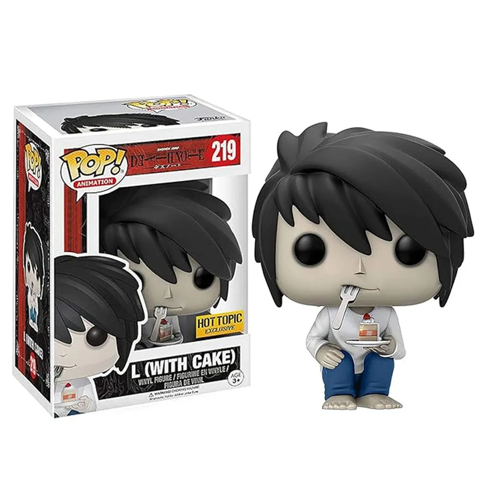 Funko Pop Animation Death Note L # 219 (с тортом) Виниловые фигурки игрушки подарки для детей