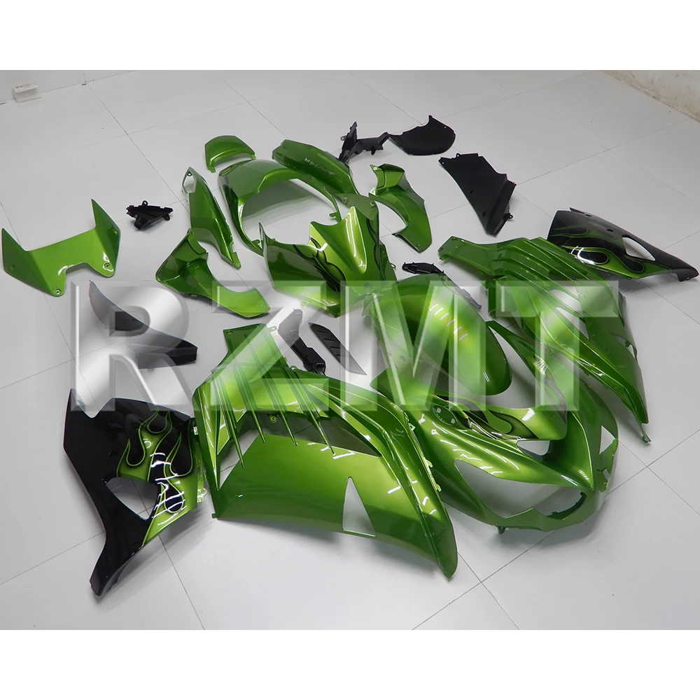 Фото Для мотоциклов Kawasaki Ninja ZX-14R ZZR1400 2012-2026: Комплект обтекателей из АБС-пластика, изготовленный методом литья под давлением, индивидуальный дизайн, K1412-1002b №3