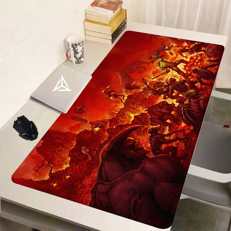 

Doom Mouse Pad Gamer HD comic Computer Large New Mats keyboard pad MousePads Gamer Natural Rubber Laptop Carpet Soft Mouse Mat