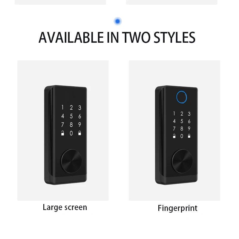 Дешево Замок дверной со встроенным датчиком отпечатков пальцев YiHESZ TTLOCK/TUYA, автоматический замок с Bluetooth, паролем, IC-картой, Умный Замок с защелкой