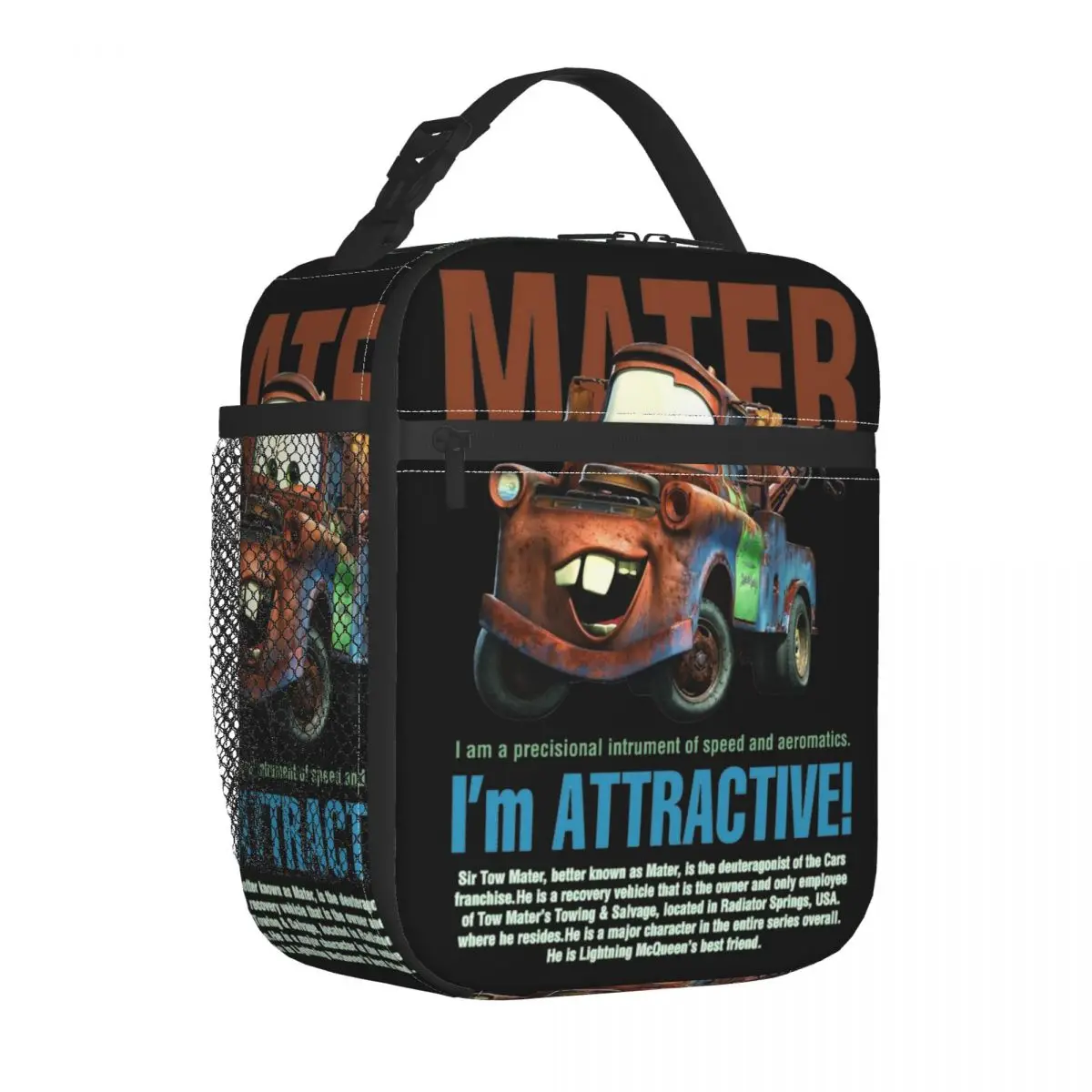 Изолированные сумки для обеда с автомобилями контейнер еды-холодильника