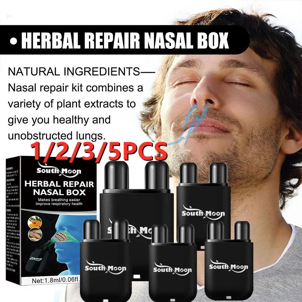

1/2/3/5PCS Herbal Repair Nasal Box Vegan Liver Cleaning Nasal Herbal Box Nasal Herbal Box Liver Health Relieve Nasal Congestion