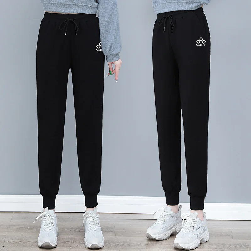 

2024 New Korean Fashionable Unisex Long Pants with Letter Print Ideal for Casualwear in Spring/Autumn Wholesale Custom LOGO