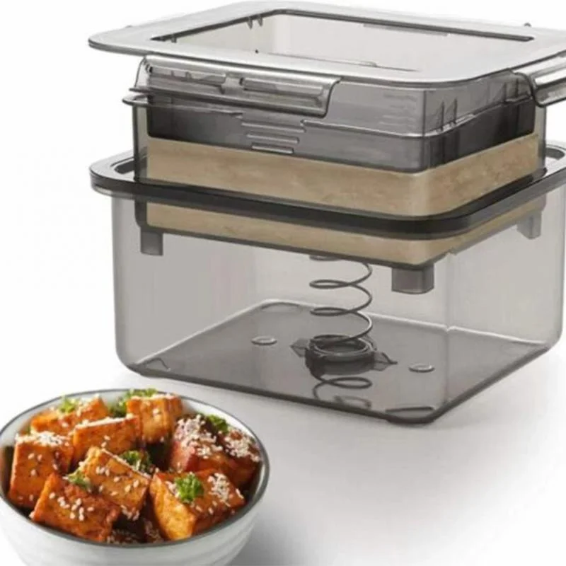 

2/5PCS Tofu Press Presser Dishwasher Safe Tofu Press Mould Built-in Water Removal Drainer Gadget Soybean Curd Presser Kitchen