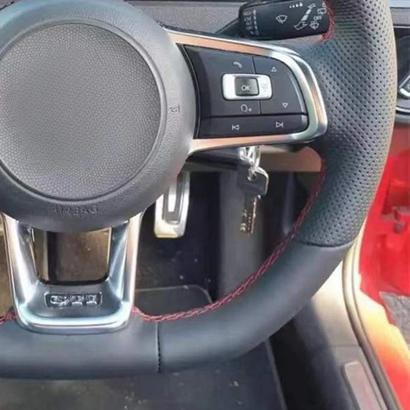 Искусственная кожа для Volkswagen VW Golf 7 GTI R MK7 Polo Scirocco 2015 2016