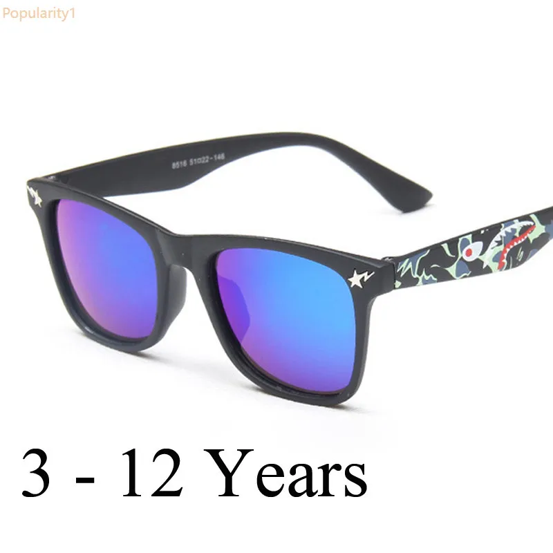 

2022 Children's Fashion Sunglasses Square Mirror Sun Glasses Brand Design Sunglasses for Boys and Girls Design Eyewear UA400