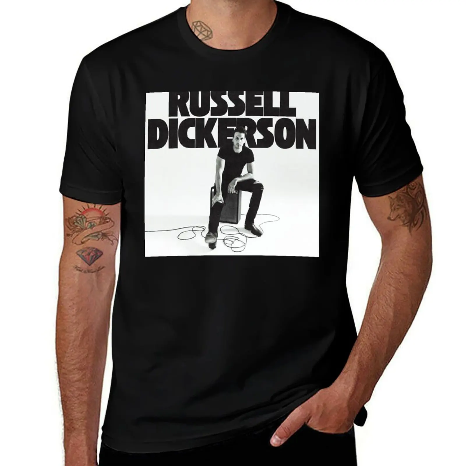 Фото Футболка Russell Dickerson в рабочем стиле, повседневная футболка №1