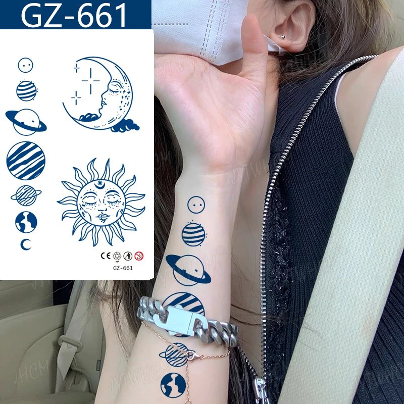 Временная водостойкая татуировка для привлекательных девушек летучая мышь