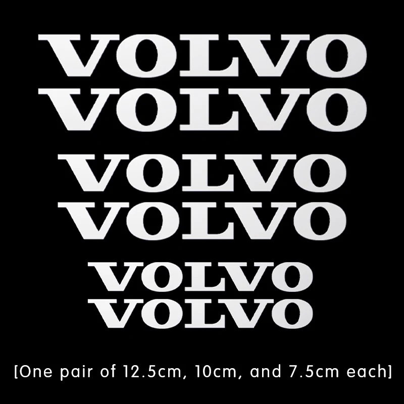 

Автомобильный тормозной суппорт, высокотемпературная водонепроницаемая виниловая наклейка для Volvo XC90 V90 V60 XC60 V40 S80 S60 S90 C40 XC40 V70 XC70