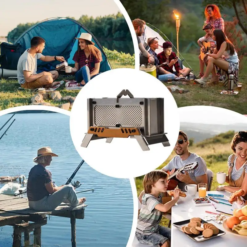 Кемпинговая печь для ароматерапии портативная маленькая курильница