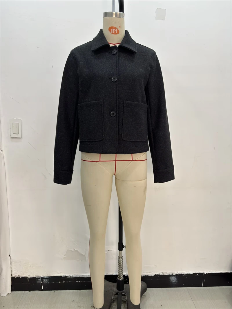 KEYANKETIAN новая зимняя женская однотонная куртка из мягкой шерсти однобортное