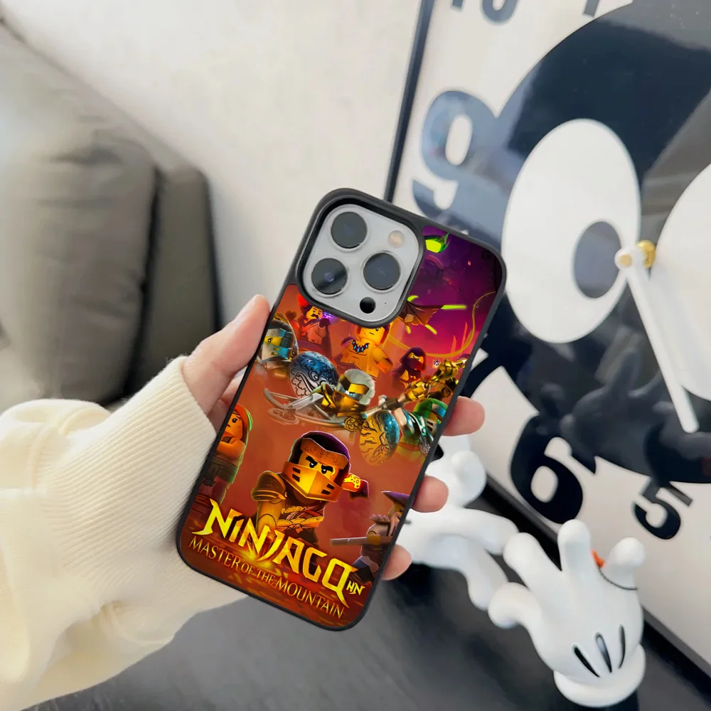 Чехол для телефона Funny-N-Ninjago IPhone 11 12 13 14 15 16 Plus Pro Max зеркальный акриловый чехол из