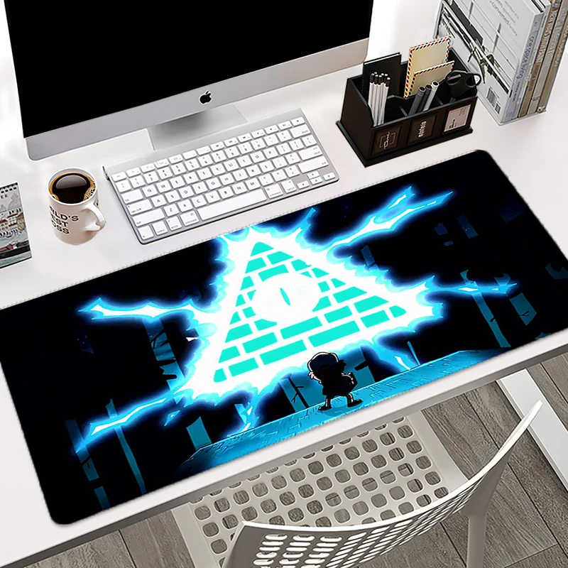 

Gravity Fall DIY Mouse pad 40x90 Long Computer Mat Extra Large Gaming keyboard pad Carpet Mouse Pad Mouse Pads Anime