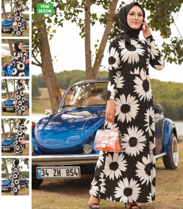 

New fashion 2021 Boneli Chiffon Wrap tunic Kaftan Abaya Arabe women Prayer Gown Hijab Islamic hijab turban scarf