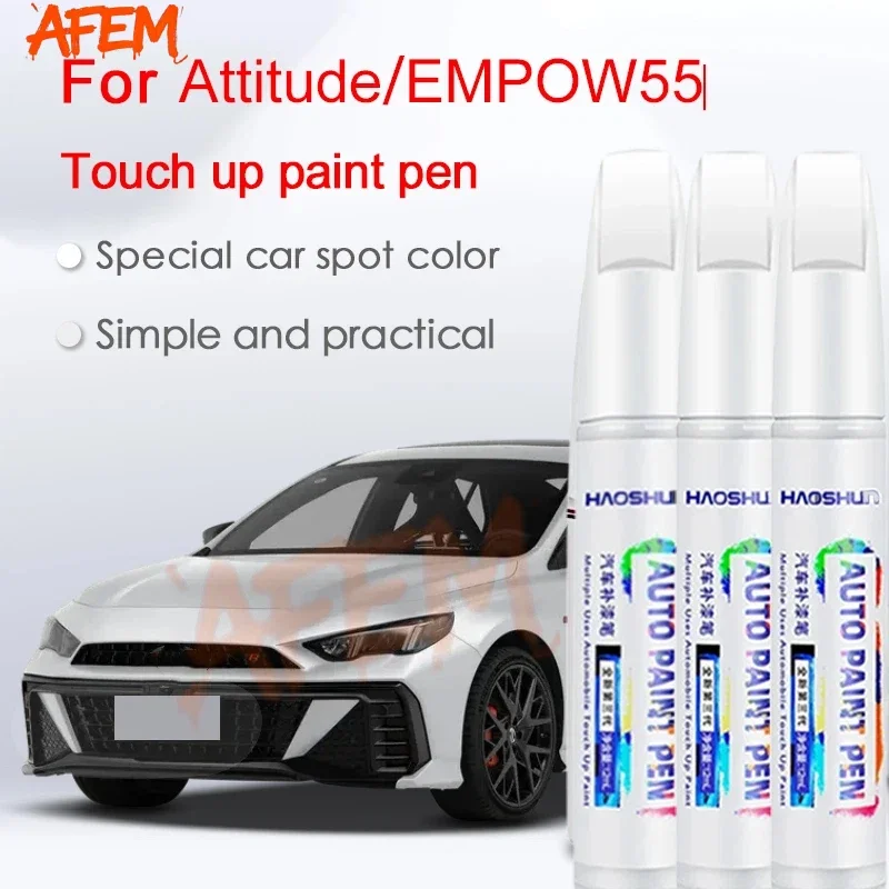Фото Карандаш для подкраски и удаления царапин для автомобилей Attitude/EMPOW55, защитное покрытие для автоэмали, прозрачный лак, зеленый, фиолетовый №1