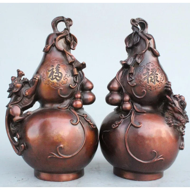 Медная Статуя Пара Геомантических орнаментов и домашних предметов