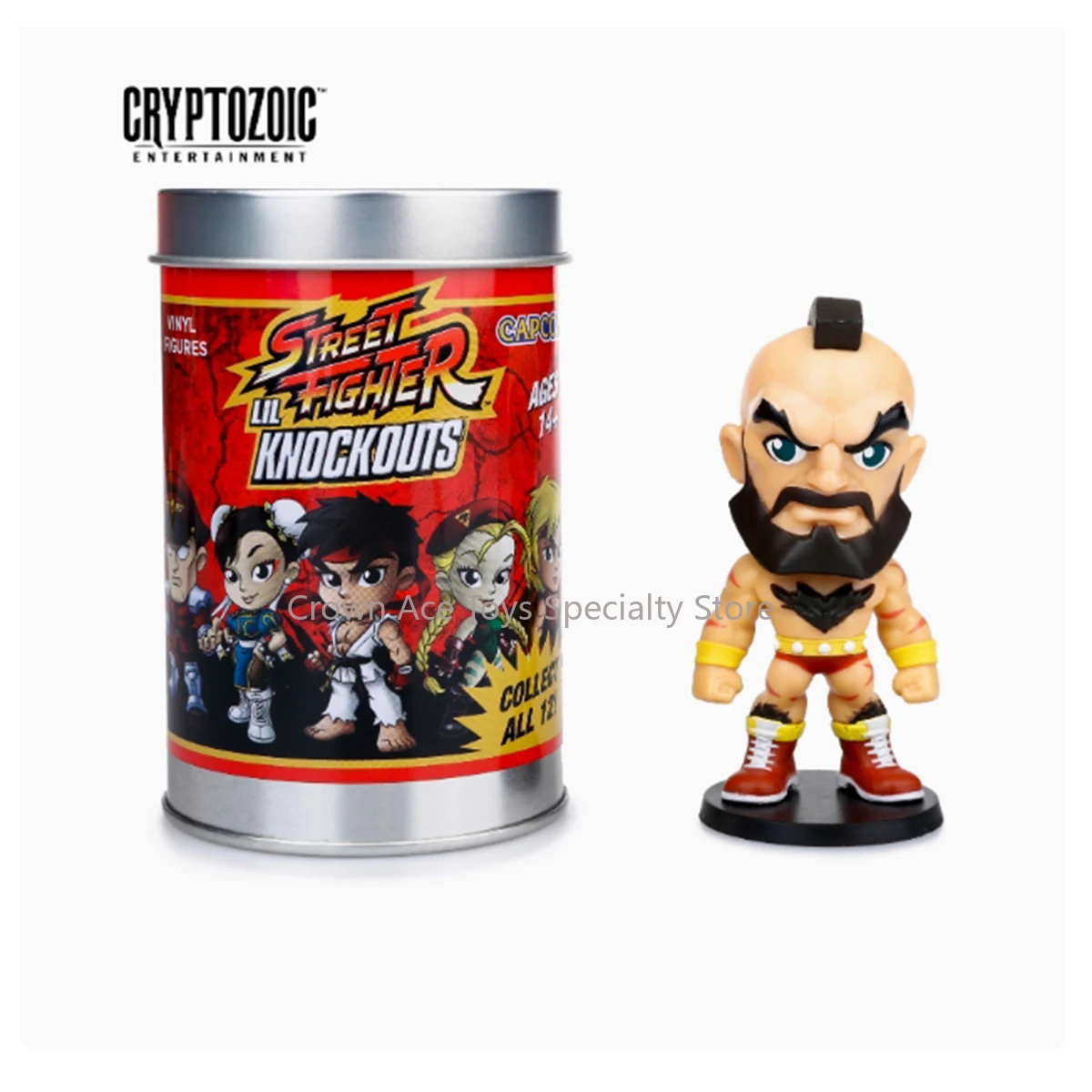 В наличии Cryptozoic уличный борец Рю Ken Masters Chun-Li Blanka Zangief глухая коробка 3 в