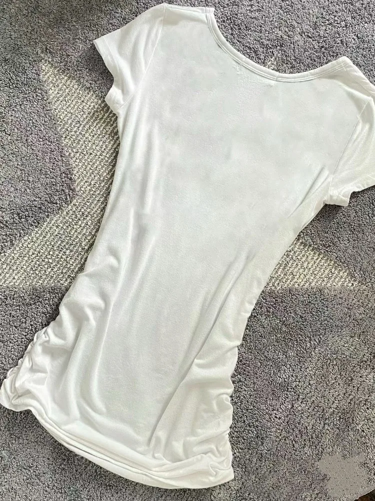 Kimutomo сексуальные футболки женские винтажные тонкие мультяшные принты с