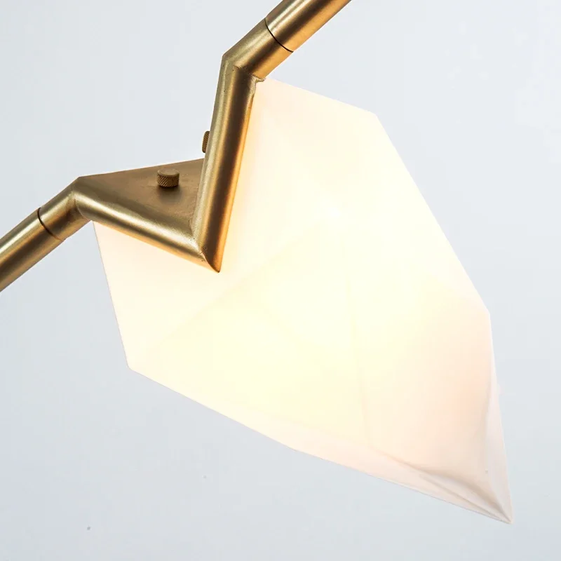 Новые роскошные золотые люстры Персиковое освещение для гостиной ресторана