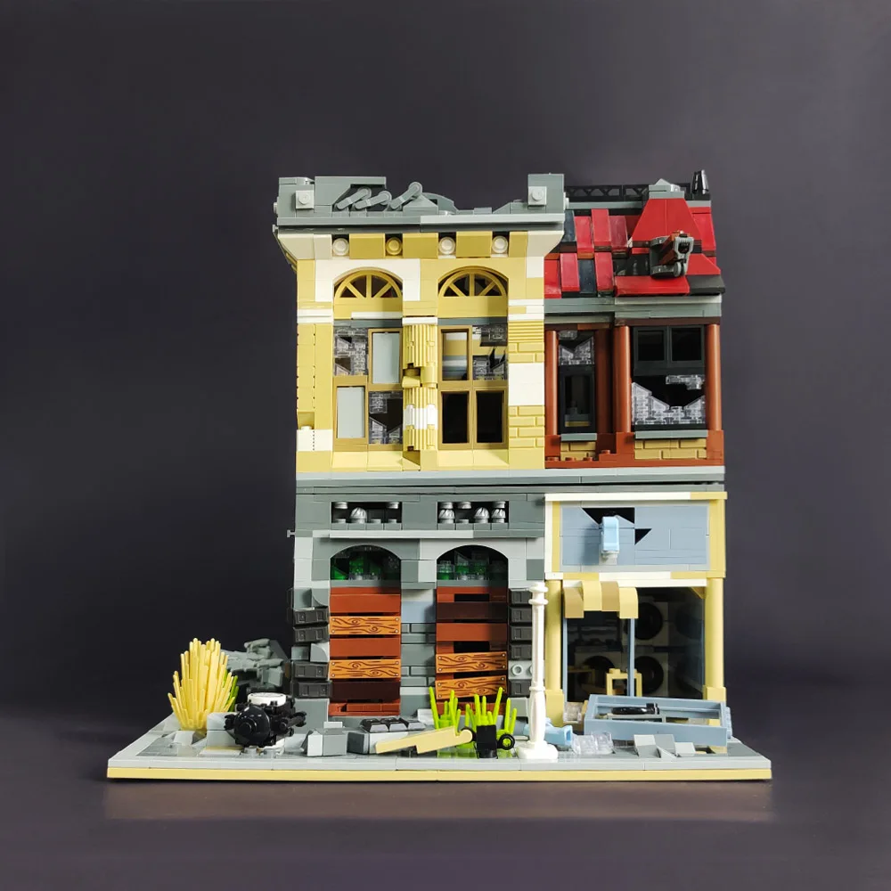 89102 Jiestar креативный эксперт Moc разрушение Судный день банк улица вид кирпичный
