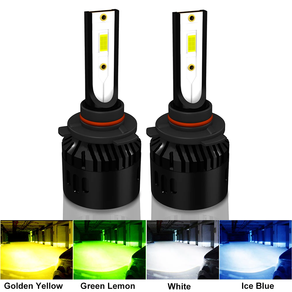 

2PCS H7 LED Car Headlight 20000LM 3570 CSP H1 H4 H3 6000K HB3 HB4 9005 9006 H8 H11 H9 Bulb Led 12V Mini Auto Headlamp