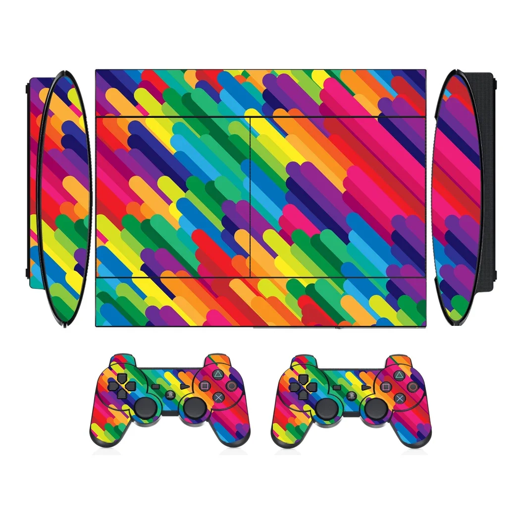 Виниловая наклейка COOL COLOUR Rainbow 1333 для Sony PS3 Super Slim