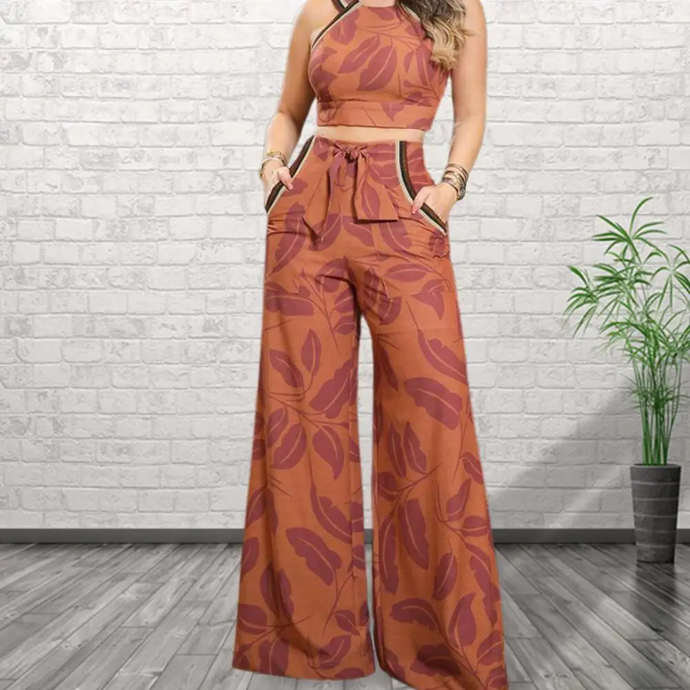 

2 шт./комплект, Женский костюм с принтом