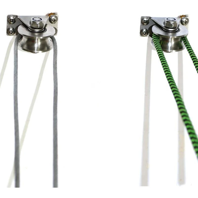 

Roller Sliding Track Wheel U-Type Pulley Stainless Durable Steel Sliding Gate Lifting Crane Easy Installation Wire Rope